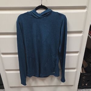 Blue Long Sleeve Hoodie